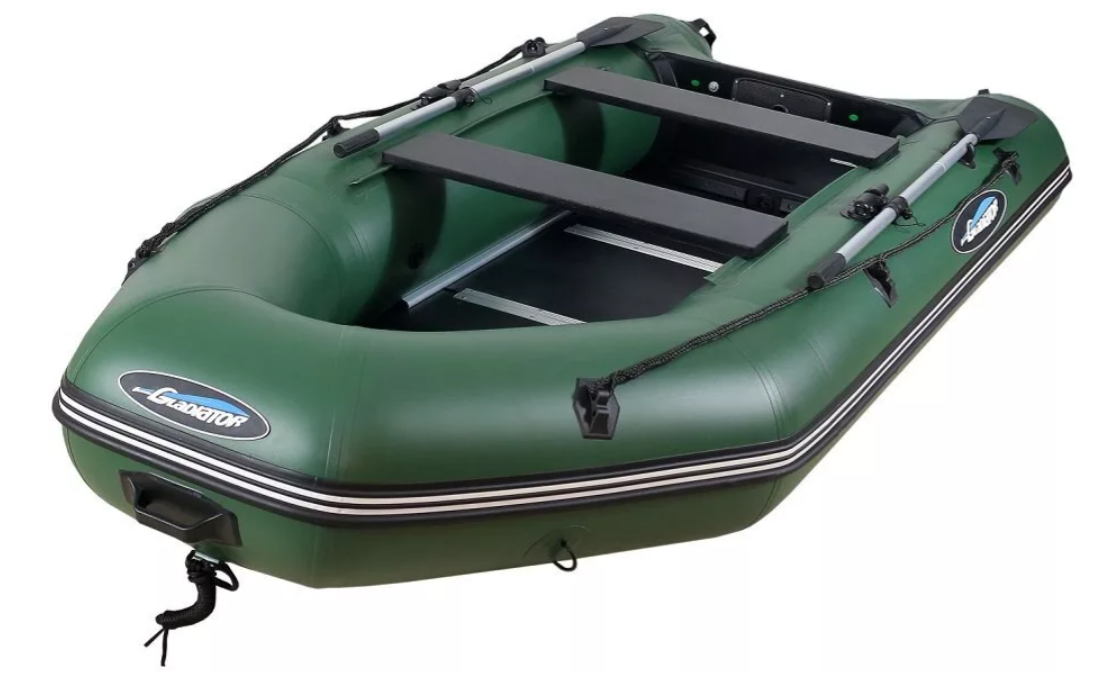 МОТОРНО-ГРЕБНАЯ ЛОДКА ПВХ GLADIATOR А 340 ТК С ФАНЕРНЫМ ПОЛОМ в Вологде