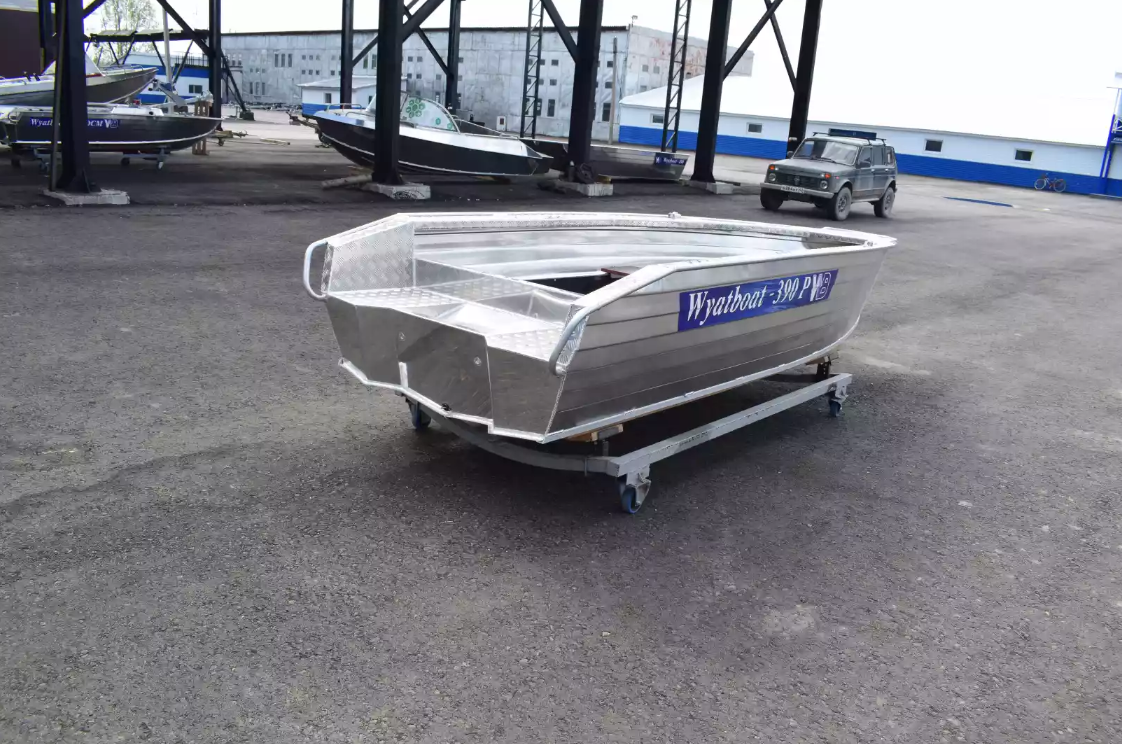 Алюминиевая лодка Wyatboat-390Р Увеличенный борт в Вологде