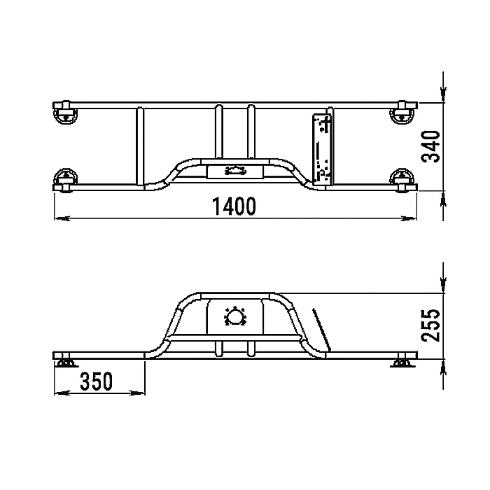 Стойка рулевая с бортовым креплением малая в Вологде
