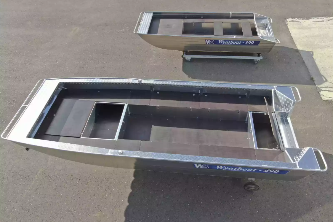 Алюминиевая лодка Wyatboat-490 Jonboat в Вологде