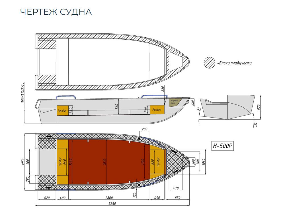 Алюминиевая лодка Неман-500 P в Вологде