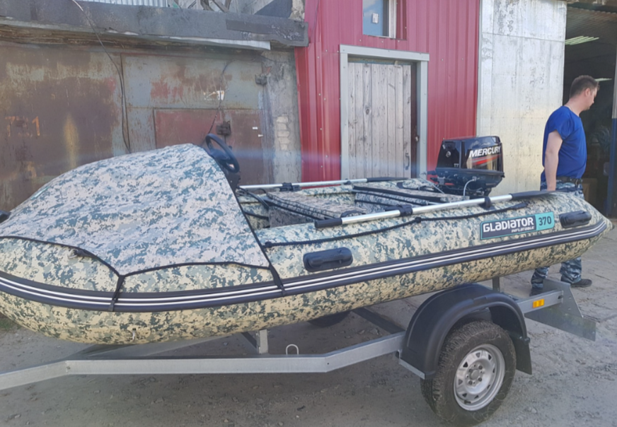 НАДУВНАЯ ЛОДКА GLADIATOR C370AL в Вологде