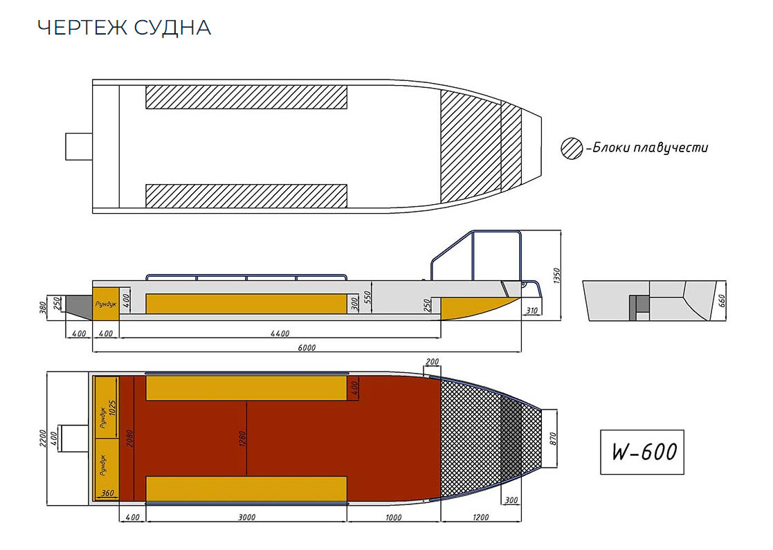 Алюминиевая лодка Wyatboat-600 в Вологде