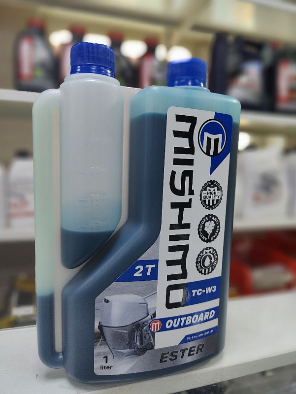 Масло MISHIMO 2T OUTBOARD (ESTER) полусинтетика 1 л в Вологде