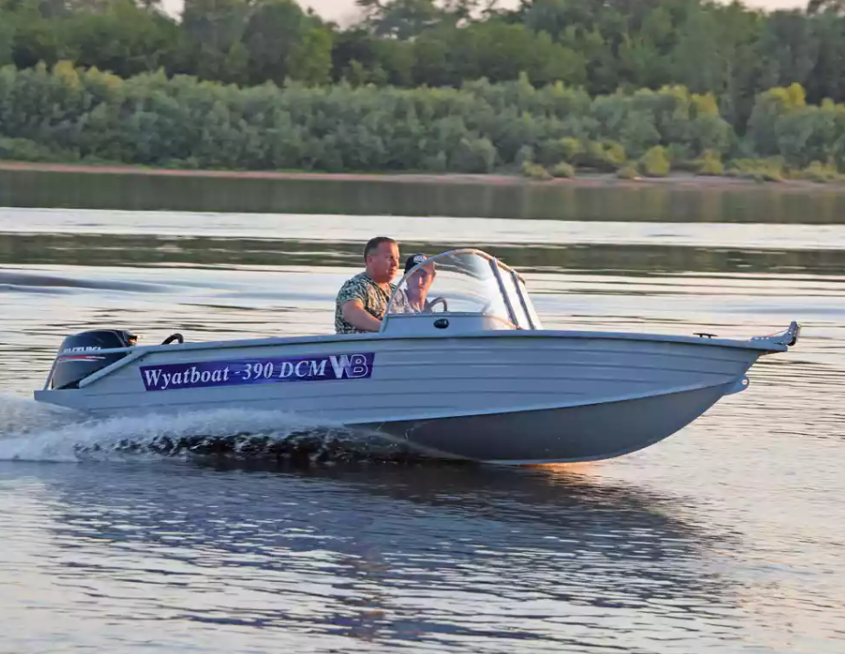 Алюминиевая лодка Wyatboat-390 DCM в Вологде