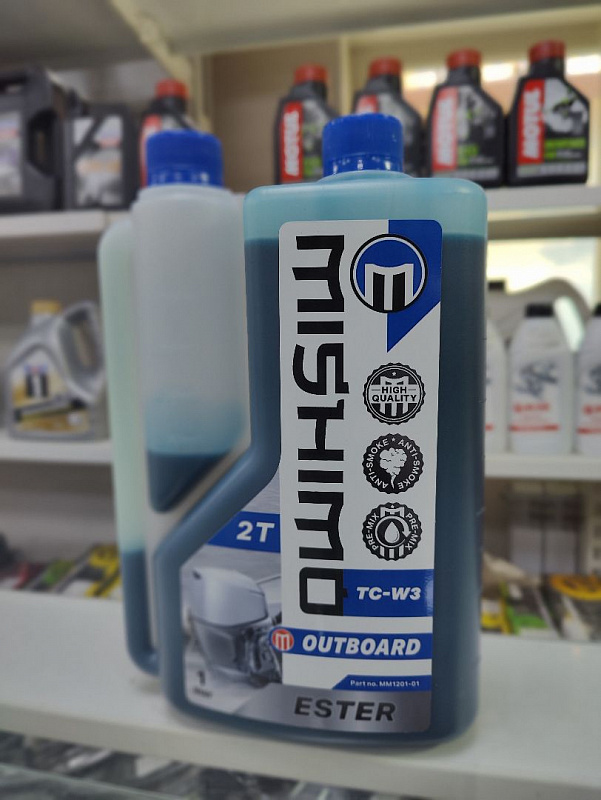 Масло MISHIMO 2T OUTBOARD (ESTER) полусинтетика 1 л в Вологде