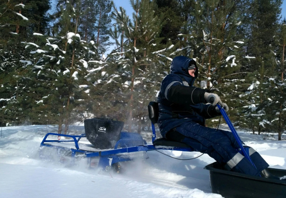Мотобуксировщик толкач Альбатрос-XL8 с модулем. Без фары, тележки в Вологде