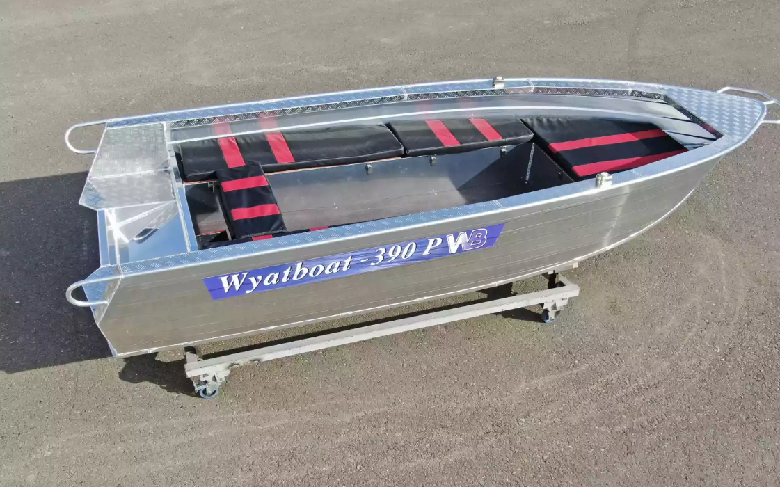 Алюминиевая лодка Wyatboat-390РМ увеличенный борт в Вологде