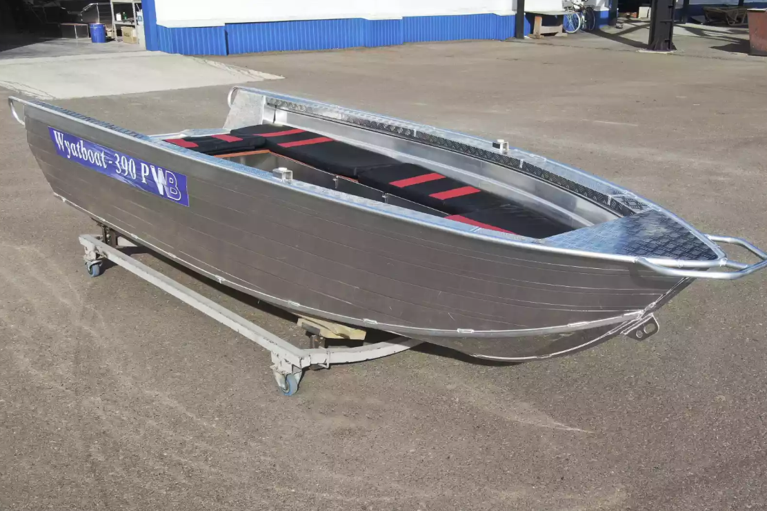 Алюминиевая лодка Wyatboat-390РМ увеличенный борт в Вологде