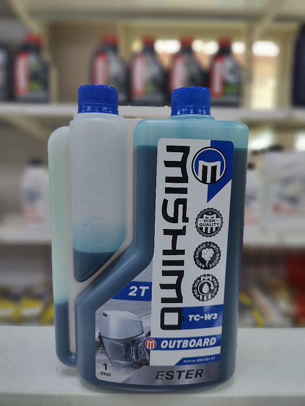 Масло MISHIMO 2T OUTBOARD (ESTER) полусинтетика 1 л в Вологде