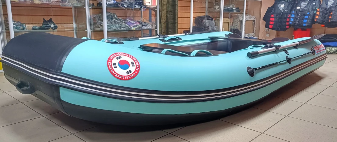 КОМПЛЕКТ ЛОДКА MISHIMO LITE 335 + МОТОР 9,8 Л.С. в Вологде