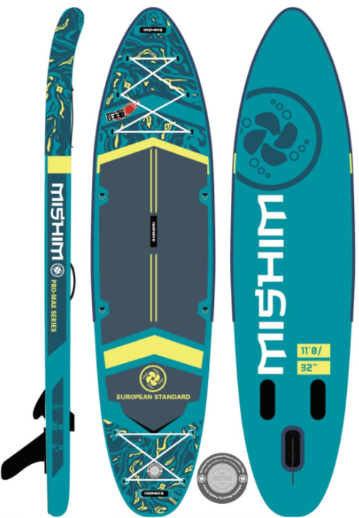 SUP (САП) Доска MISHIMO PRO-MAX Light Teal 11,6’ (355см) в Вологде