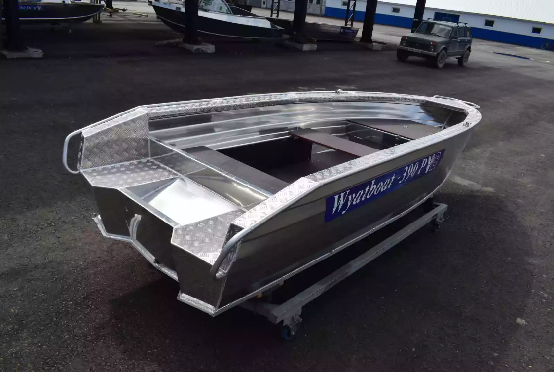 Алюминиевая лодка Wyatboat-390Р Увеличенный борт в Вологде