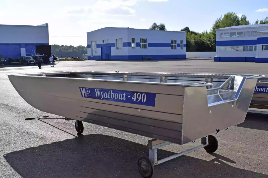Алюминиевая лодка Wyatboat-490 Jonboat в Вологде