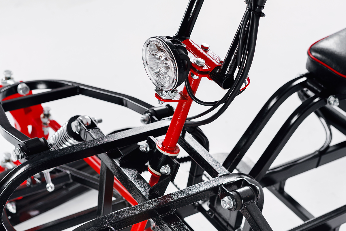 Лыжный модуль IKUDZO с подогревом ручек пластиковые лыжи в Вологде