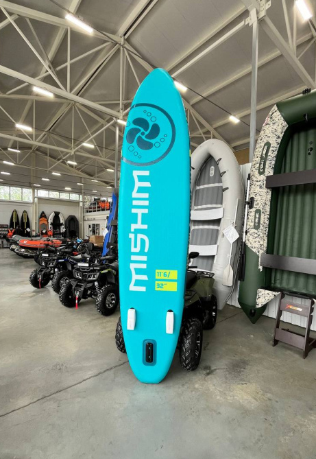 SUP (САП) Доска MISHIMO PRO-MAX Light Teal 11,6’ (355см) в Вологде