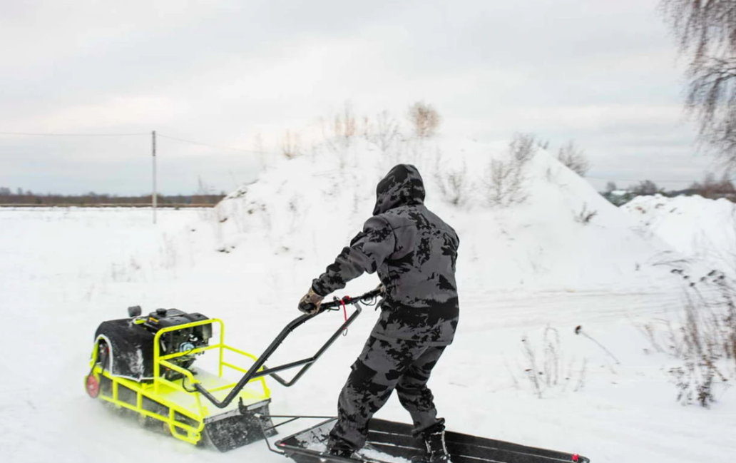 Мотобуксировщик Бурлак ХОЗЯИН-1 (капот ткань) в Вологде