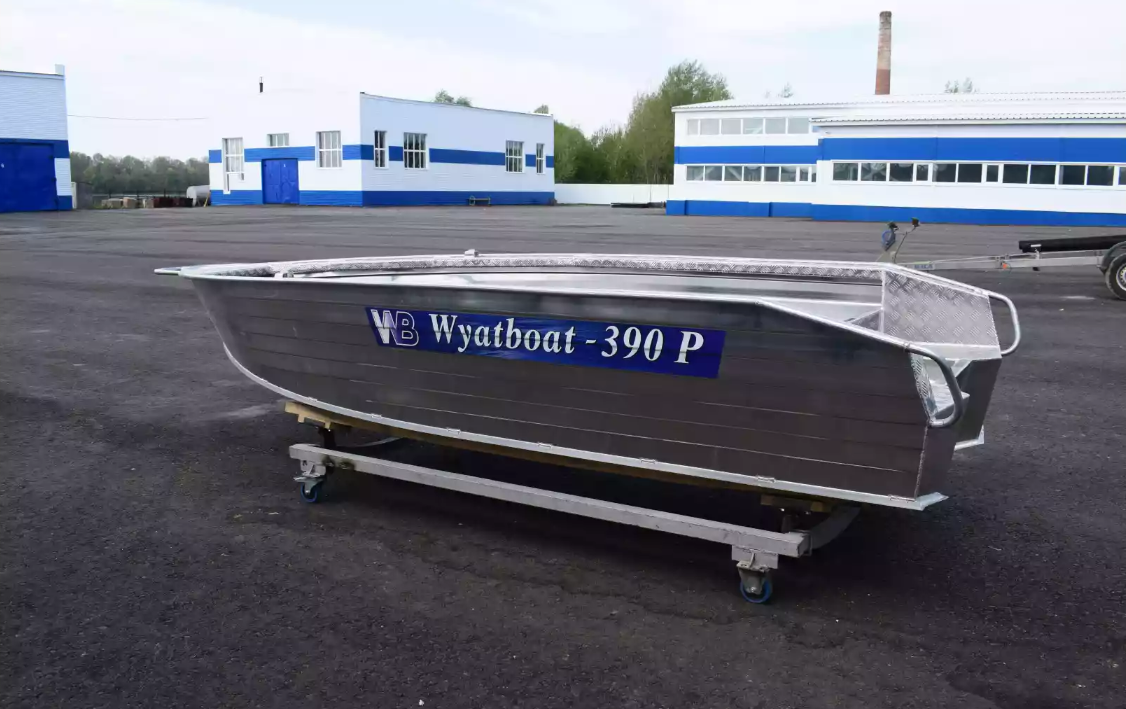Алюминиевая лодка Wyatboat-390Р Увеличенный борт в Вологде