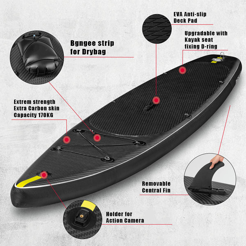 SUP (САП) ДОСКА MISHIMO CARBON DARKSIDE 10.6’ (325СМ) в Вологде