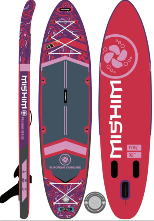 SUP (САП) Доска MISHIMO PRO-MAX Viva Magenta 10.6’ (320см) в Вологде