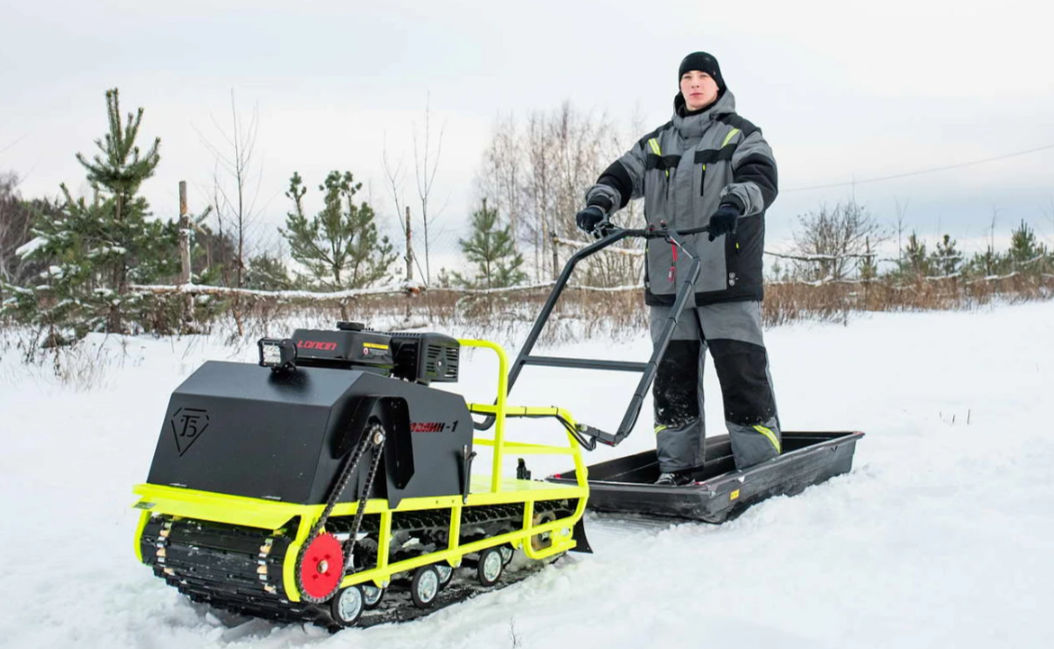 Мотобуксировщик Бурлак ХОЗЯИН-1 (капот ткань) в Вологде