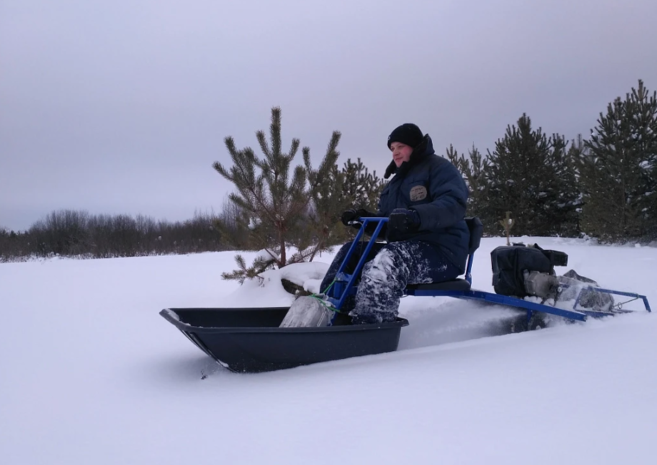 Мотобуксировщик толкач Альбатрос-XL8 с модулем. Без фары, тележки в Вологде
