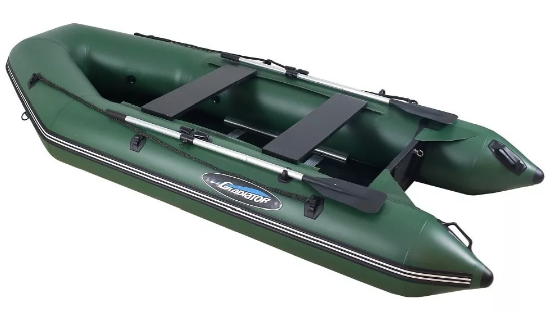 МОТОРНО-ГРЕБНАЯ ЛОДКА ПВХ GLADIATOR А 340 ТК С ФАНЕРНЫМ ПОЛОМ в Вологде