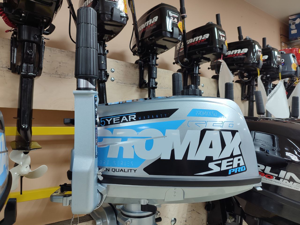 Лодочный мотор PROMAX SP5FHS (внешний бак 12 л) в Вологде