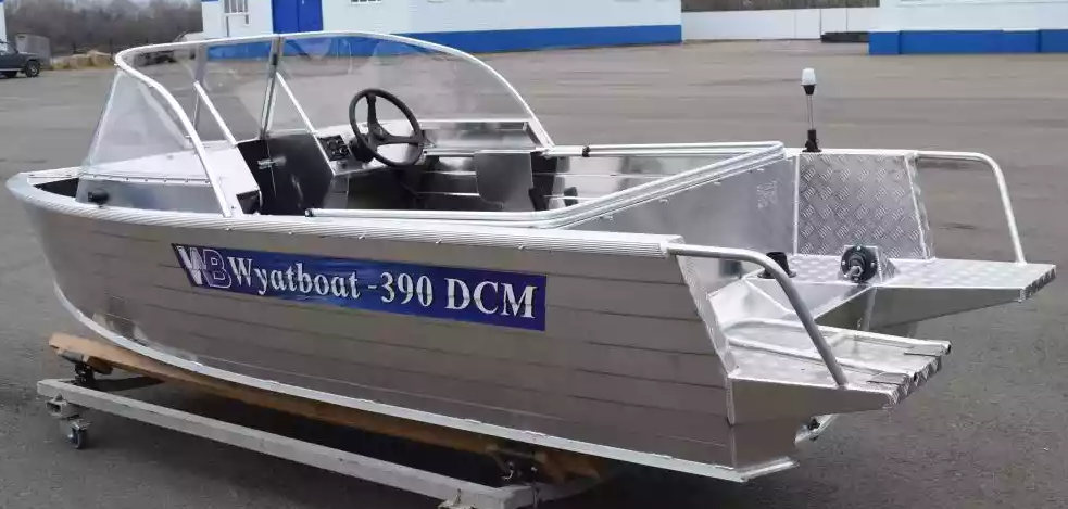Алюминиевая лодка Wyatboat-390 DCM Увеличенный борт в Вологде