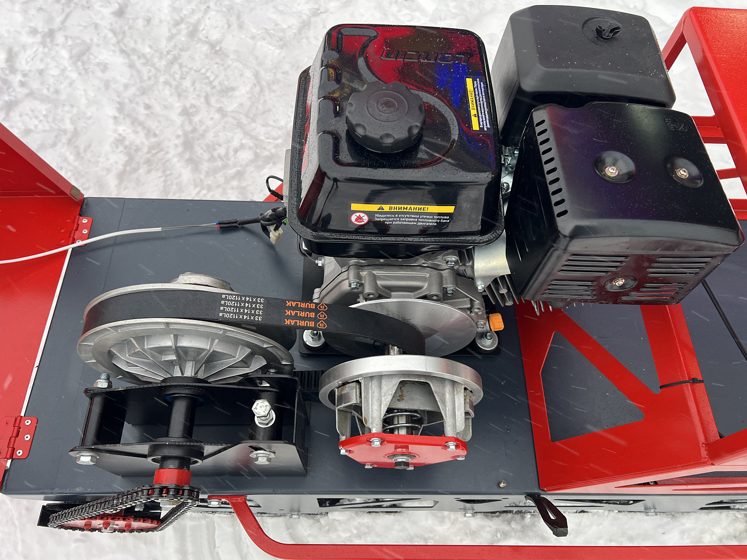 Мотобуксировщик EX-MOTO SNOWDOG S500 15л.с в Вологде