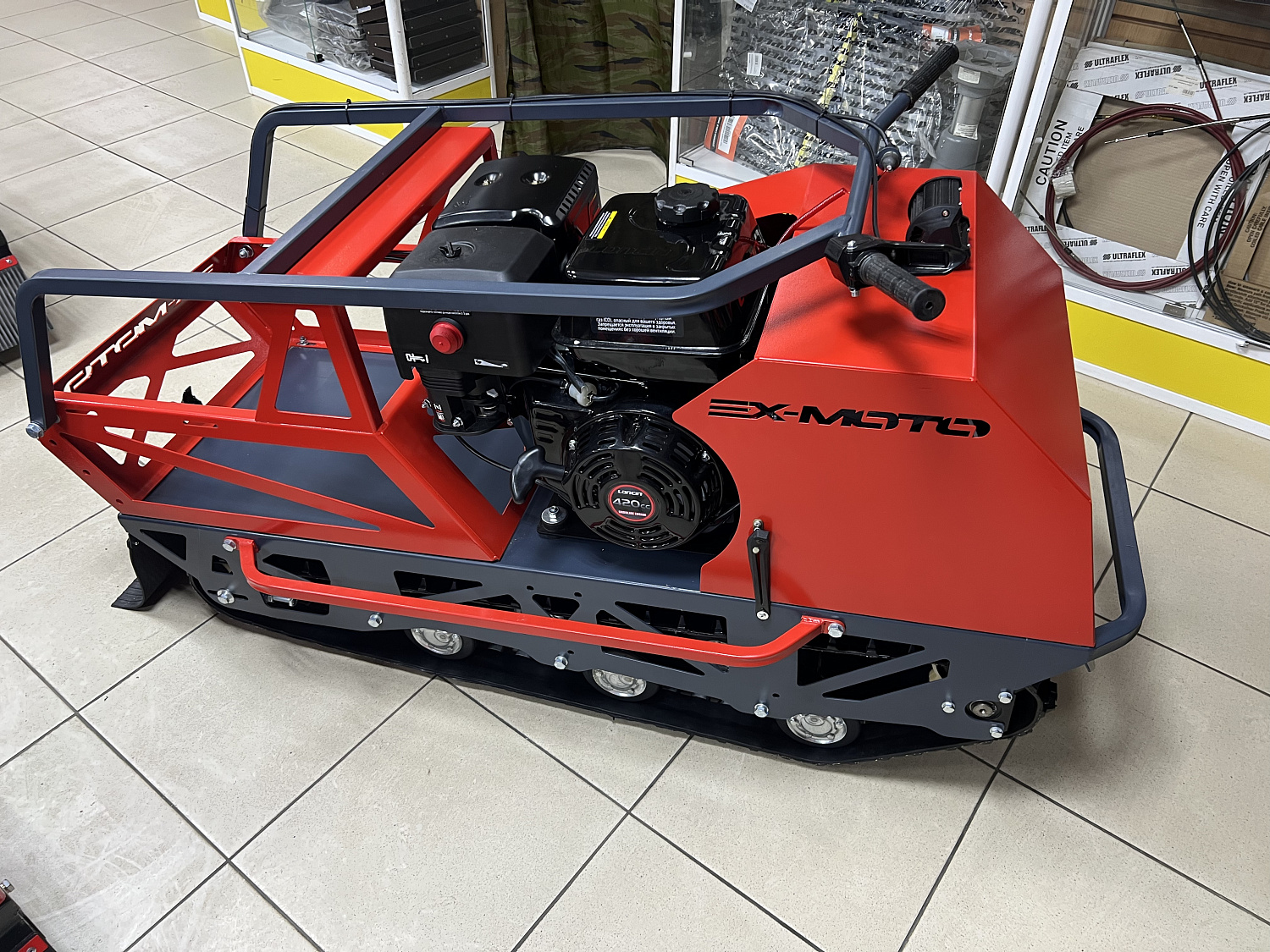 Мотобуксировщик EX-MOTO SNOWDOG S500 15л.с в Вологде