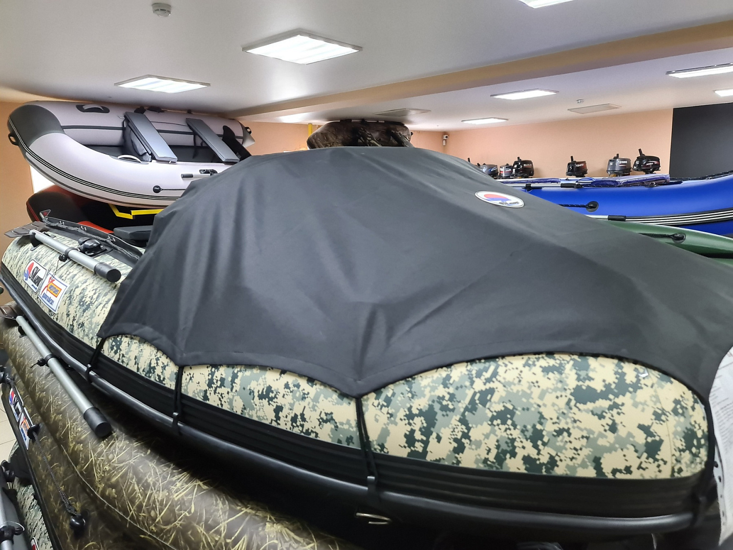 КОМПЛЕКТ НОСОВОГО ТЕНТА К ЛОДКЕ SMARINE AIR MAX 330 ЧЕРНЫЙ в Вологде