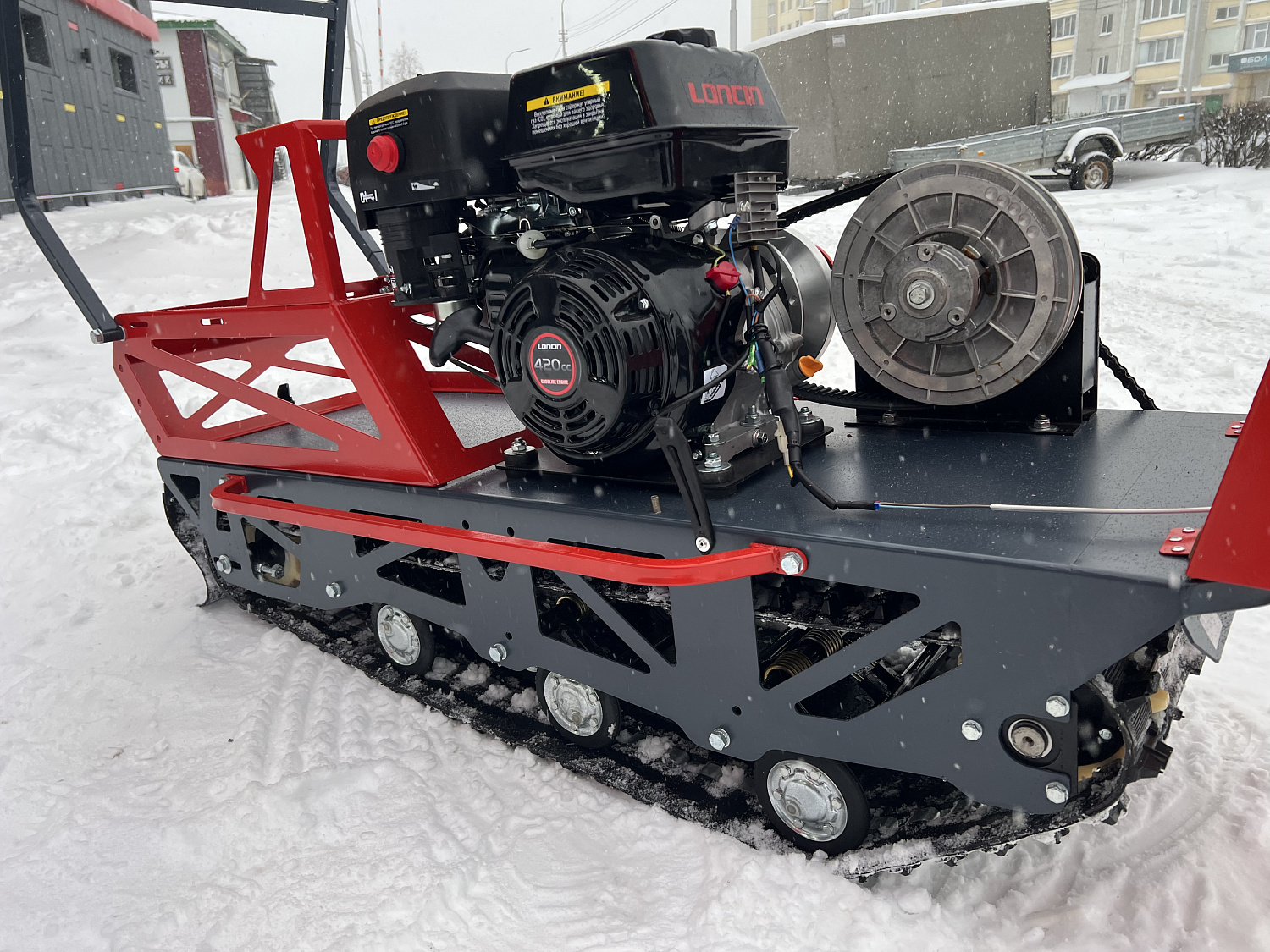 Мотобуксировщик EX-MOTO SNOWDOG S500 15л.с в Вологде