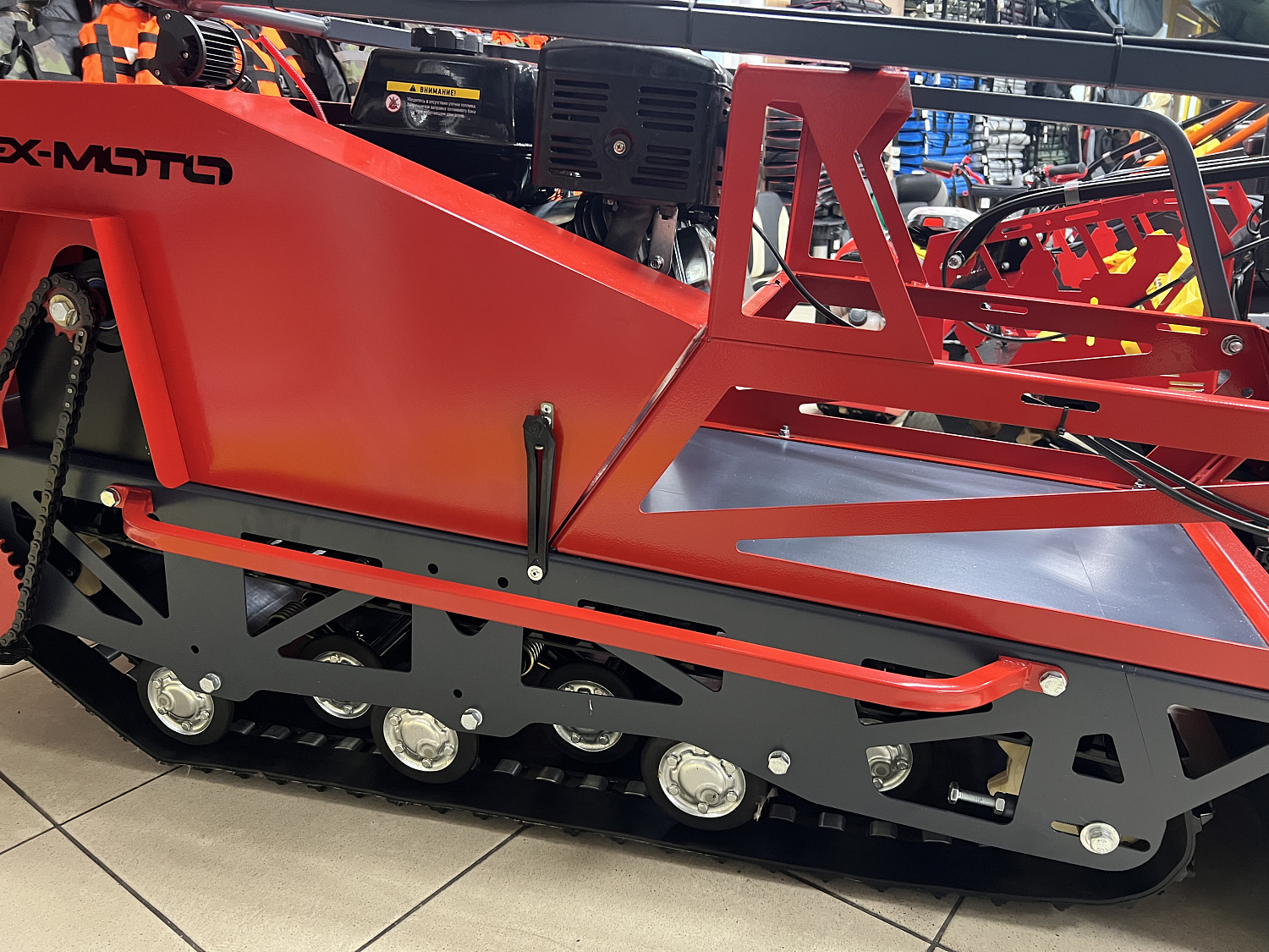 Мотобуксировщик EX-MOTO SNOWDOG S500 15л.с в Вологде