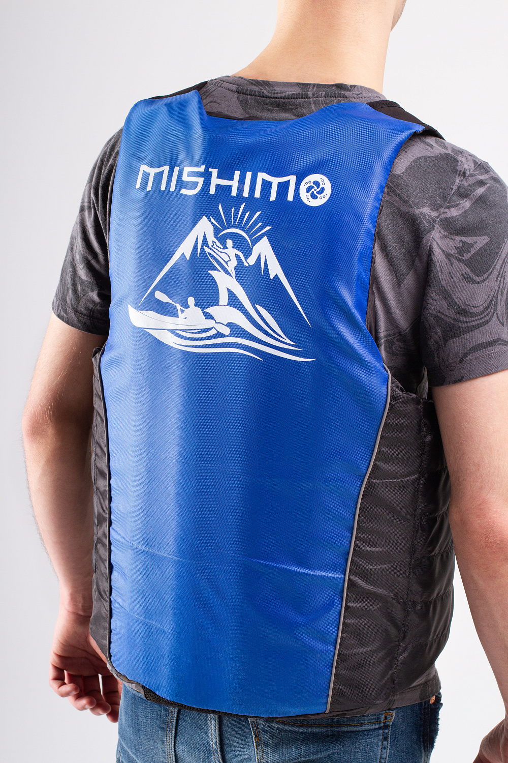 Жилет спасательный MISHIMO PRO Премиум качества Черно-синий в Вологде